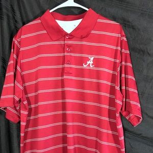 Alabama Crimson Tide Antigua Tribute stripe Polo